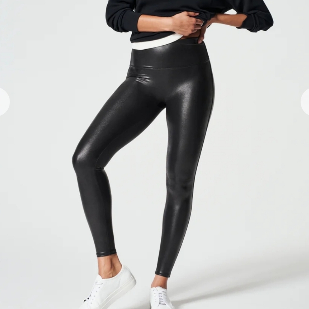Spanx Faux Leather Leggings